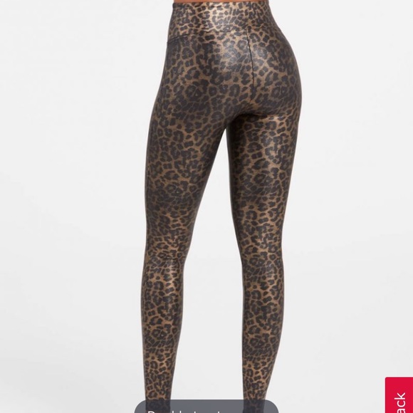 spanx leopard leggings